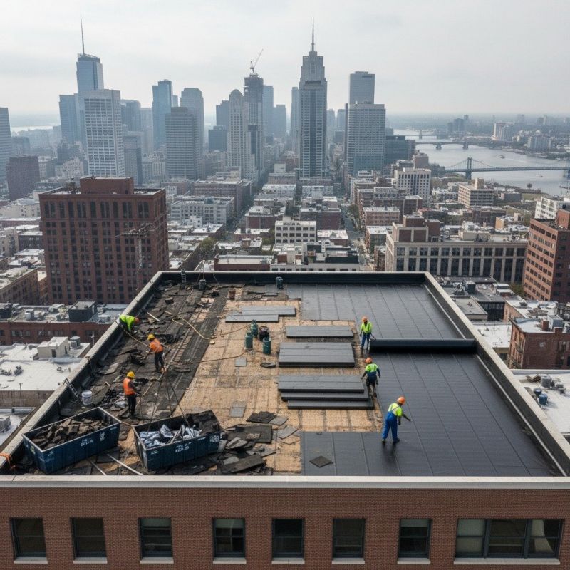 Industrial Roof Replacement detail